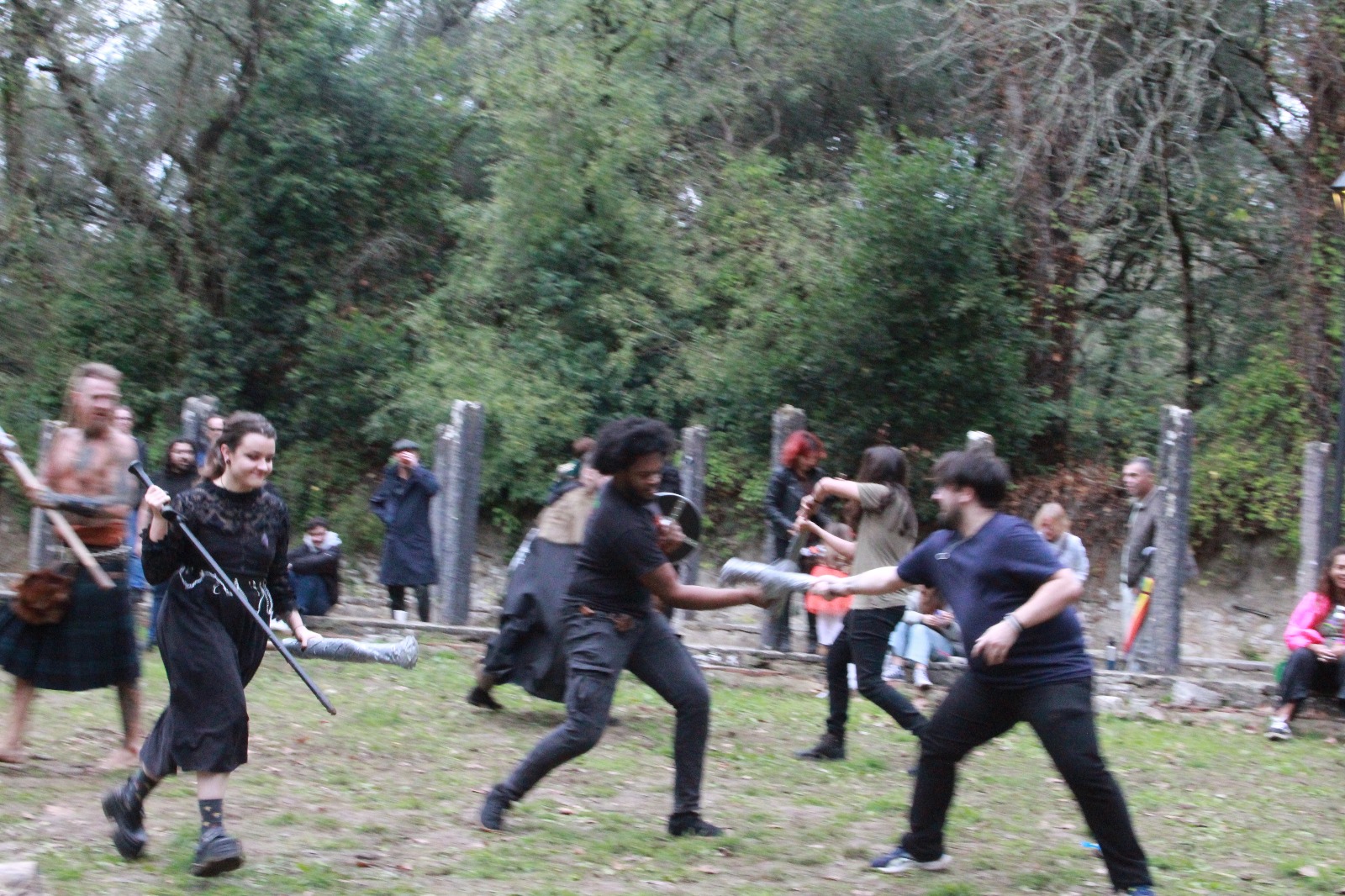 Ambiente celta no Samhain Fire Fest 2025 na Quinta da Ribafria em Sintra