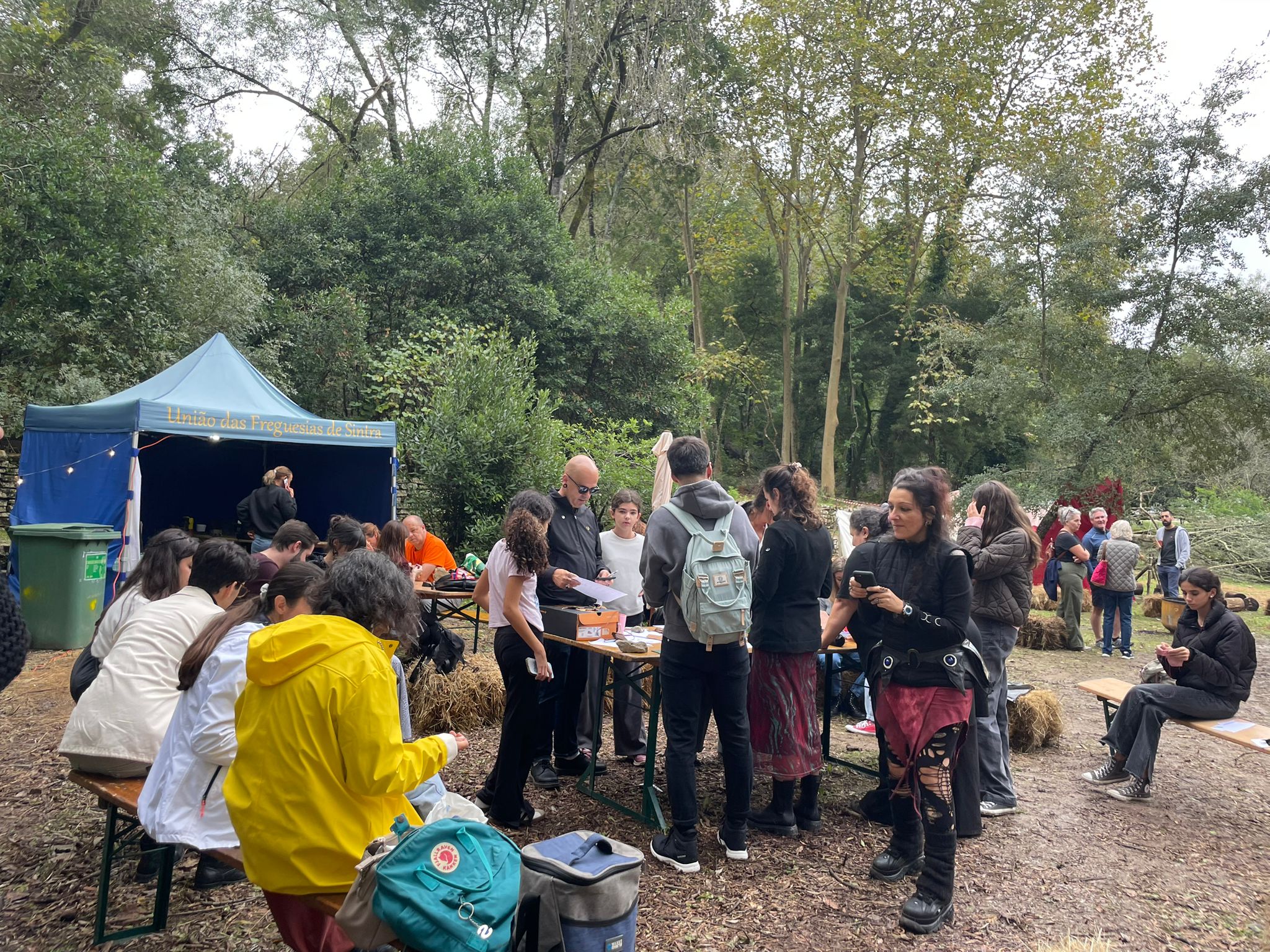 Ambiente celta no Samhain Fire Fest 2025 na Quinta da Ribafria em Sintra