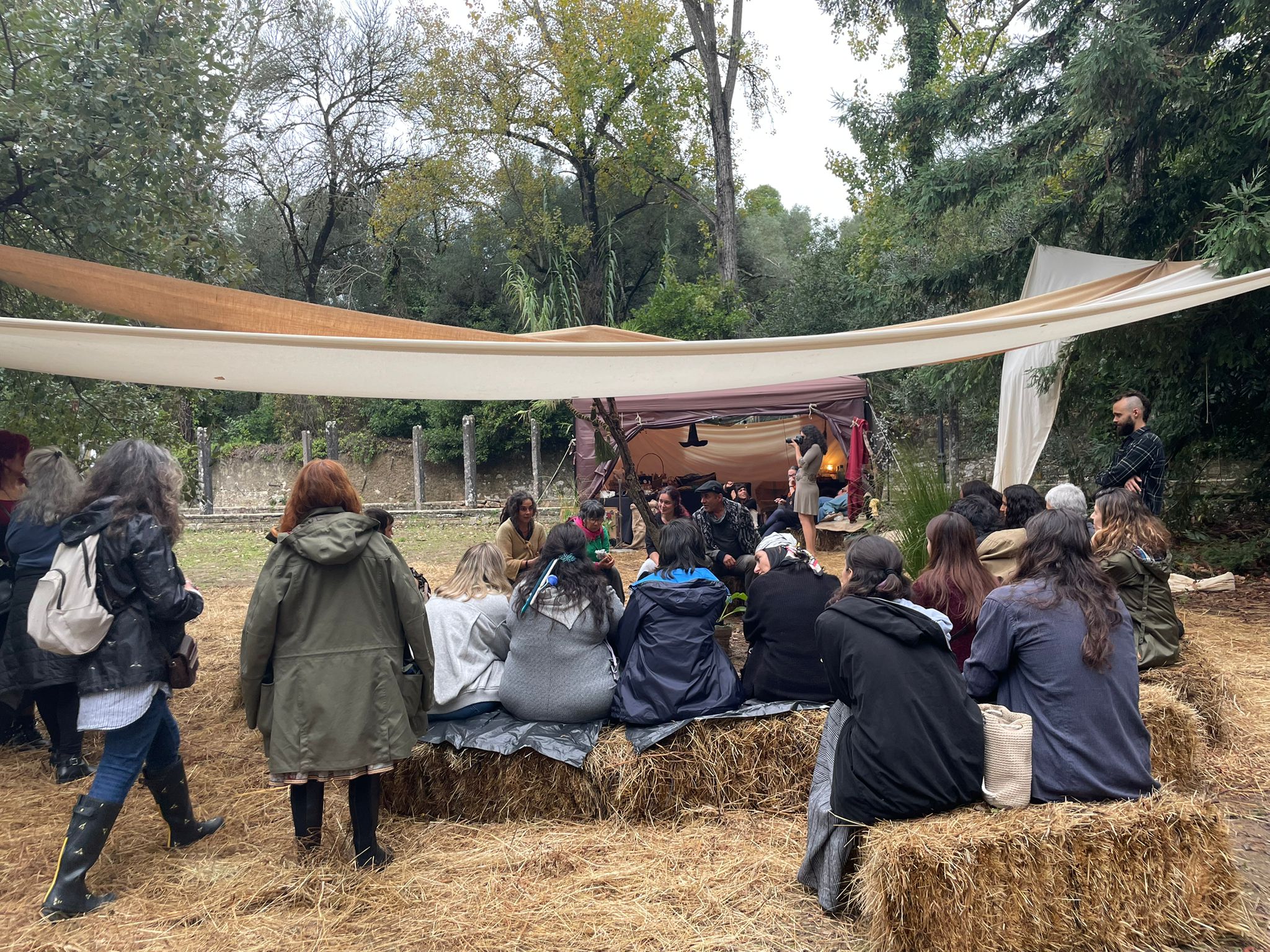 Ambiente celta no Samhain Fire Fest 2025 na Quinta da Ribafria em Sintra