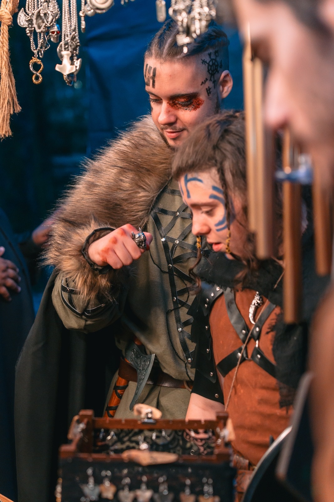 Ambiente celta no Samhain Fire Fest 2025 na Quinta da Ribafria em Sintra