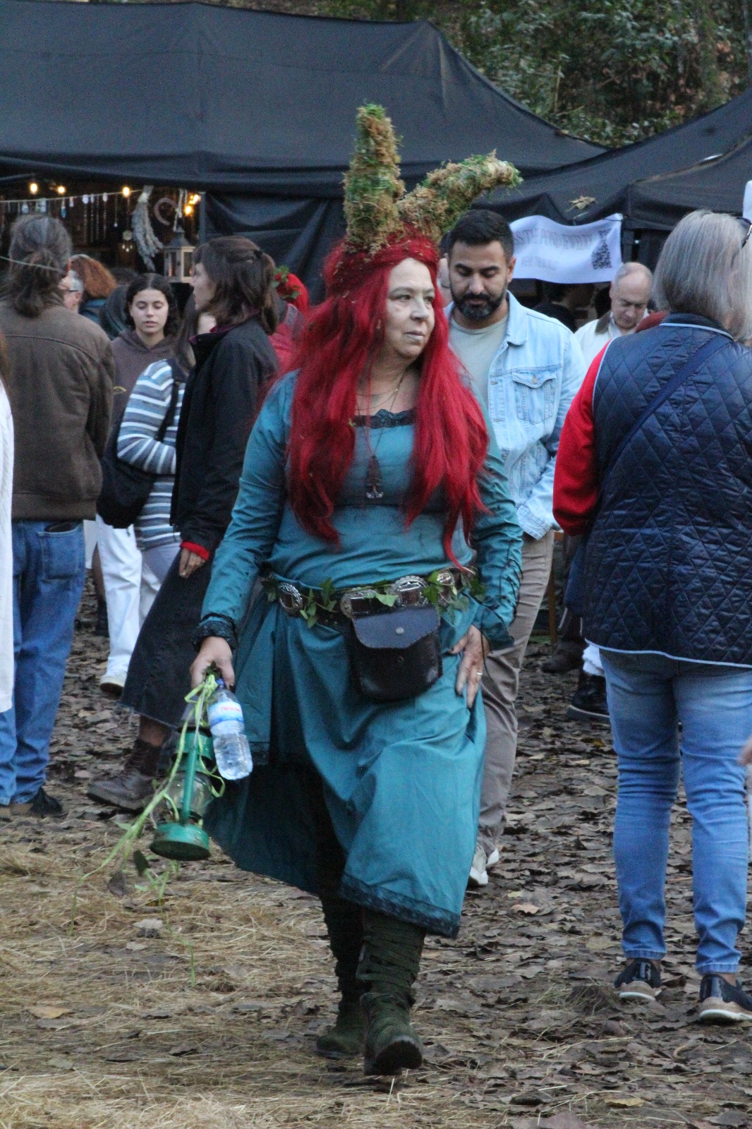 Ambiente celta no Samhain Fire Fest 2025 na Quinta da Ribafria em Sintra