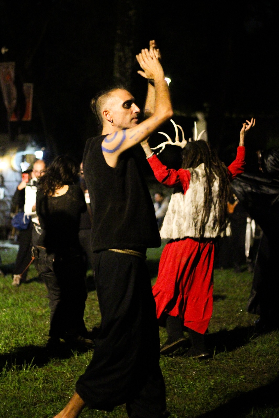 Ambiente celta no Samhain Fire Fest 2025 na Quinta da Ribafria em Sintra