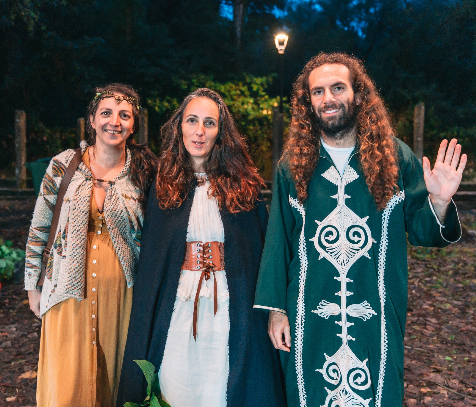 Ambiente celta no Samhain Fire Fest 2025 na Quinta da Ribafria em Sintra