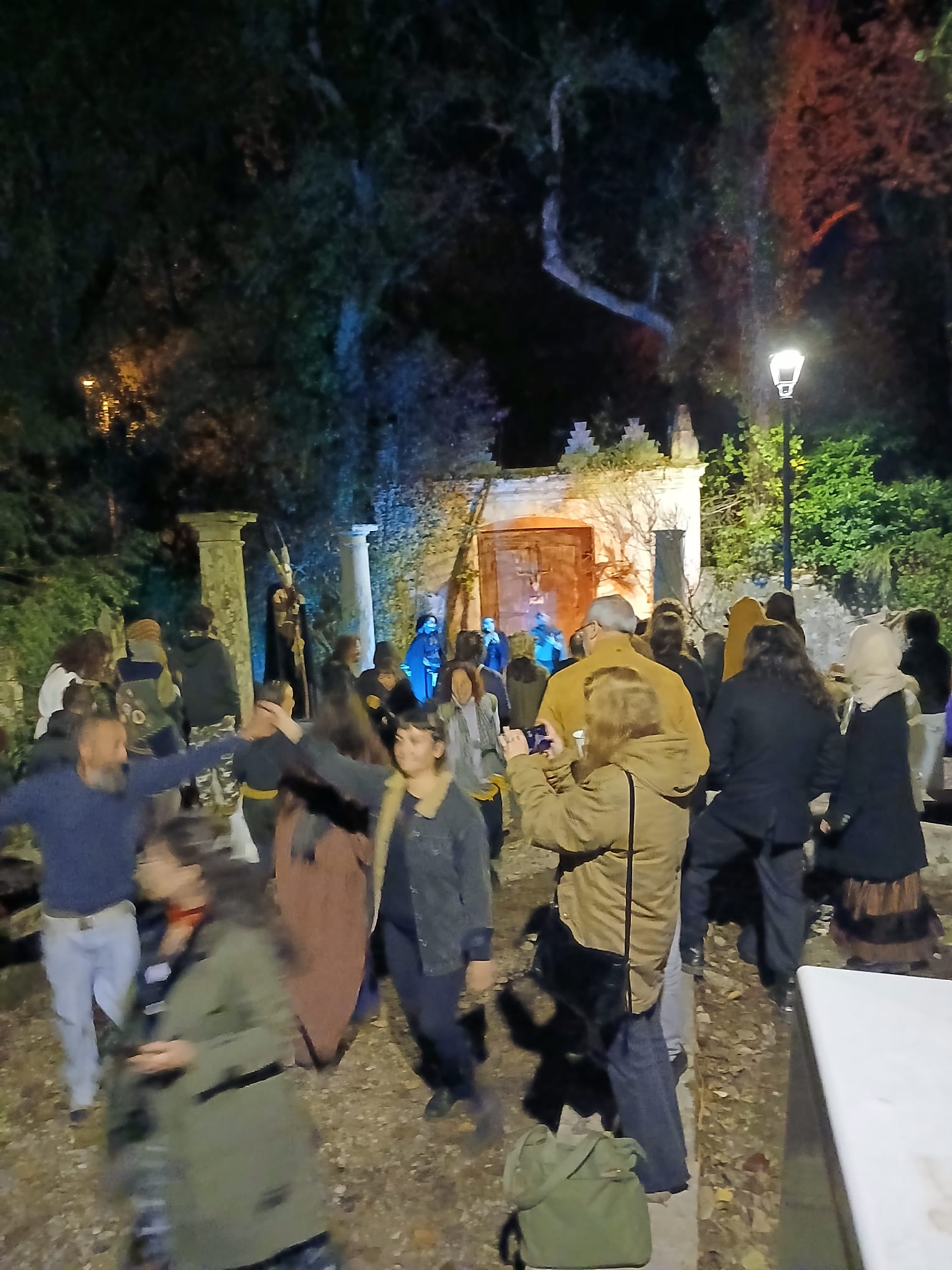 Ambiente celta no Samhain Fire Fest 2025 na Quinta da Ribafria em Sintra
